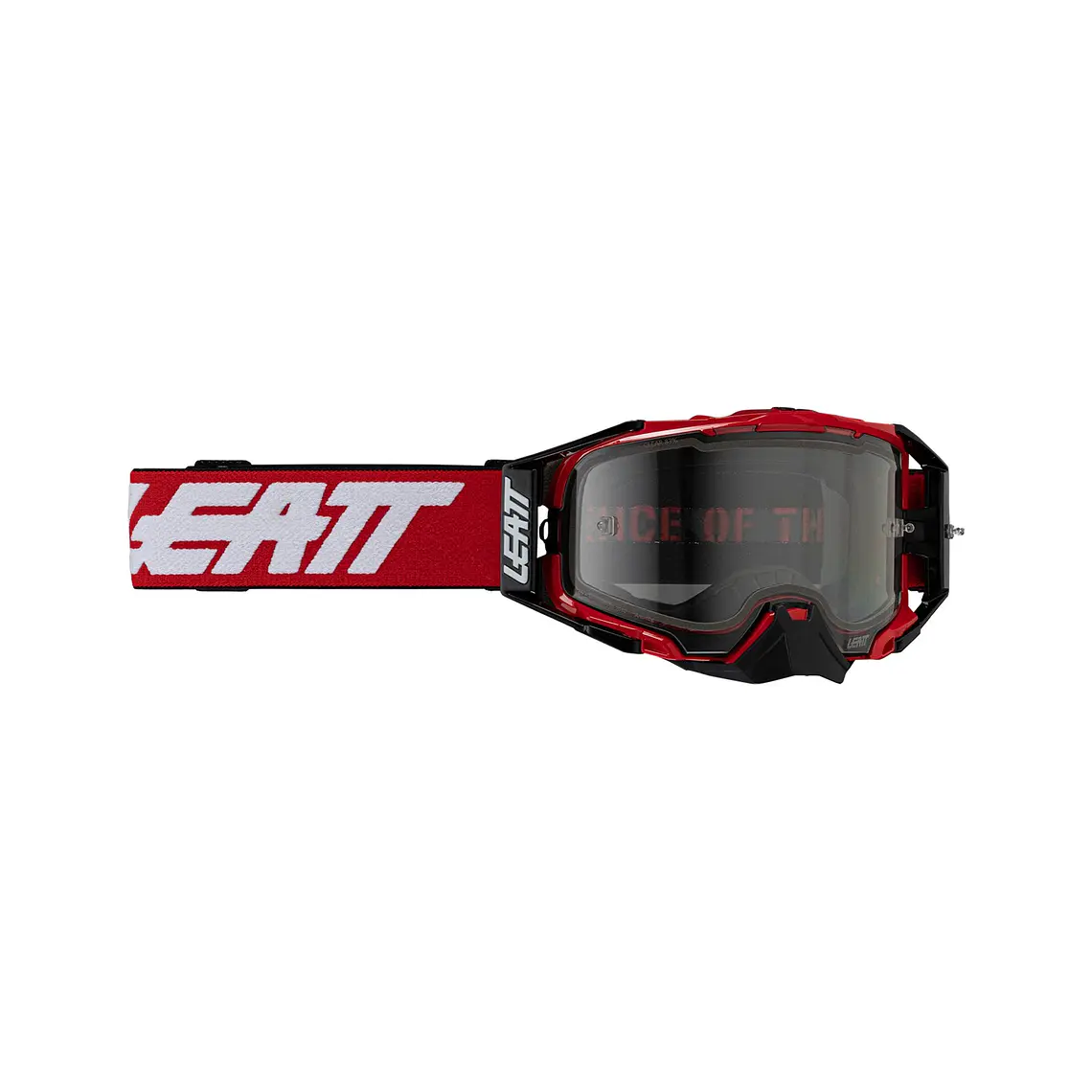 Antiparra Leatt Velocity 6.5 Rojo Transparente 83 VLT 1