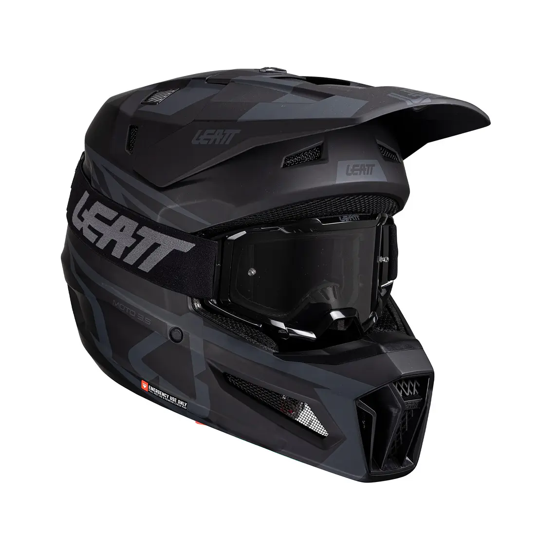 Kit Leatt Casco Moto 3.5 Antiparra 3.5 Stealth 1