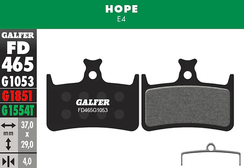 PASTILLAS GALFER - HOPE E4