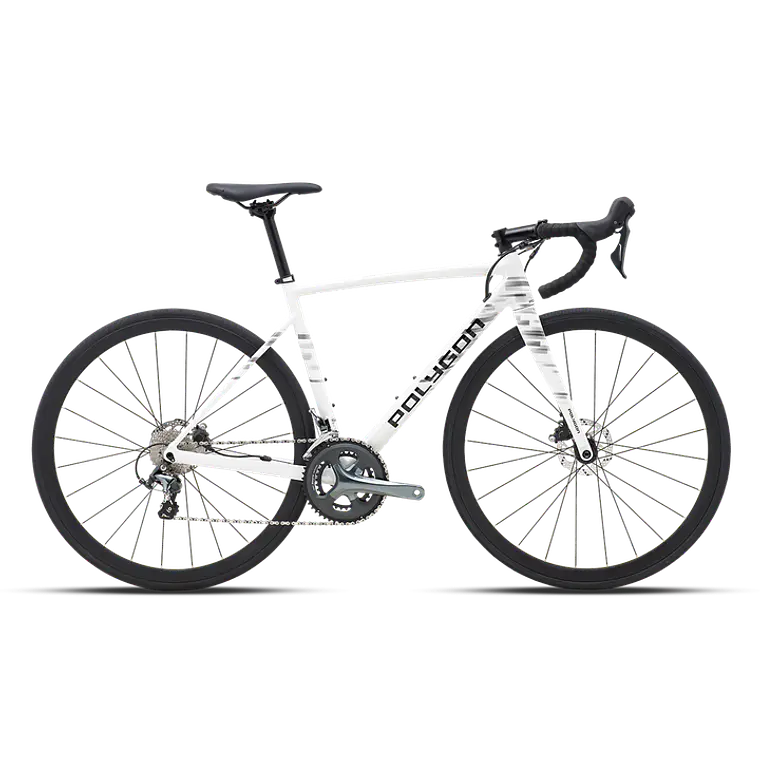 Bicicleta Ruta Polygon Strattos S4D White/Blk - Tiagra 10V 1