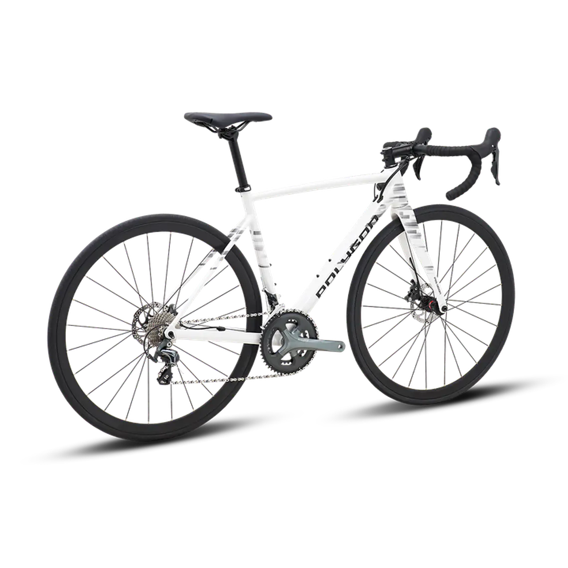 Bicicleta Ruta Polygon Strattos S4D White/Blk - Tiagra 10V 2
