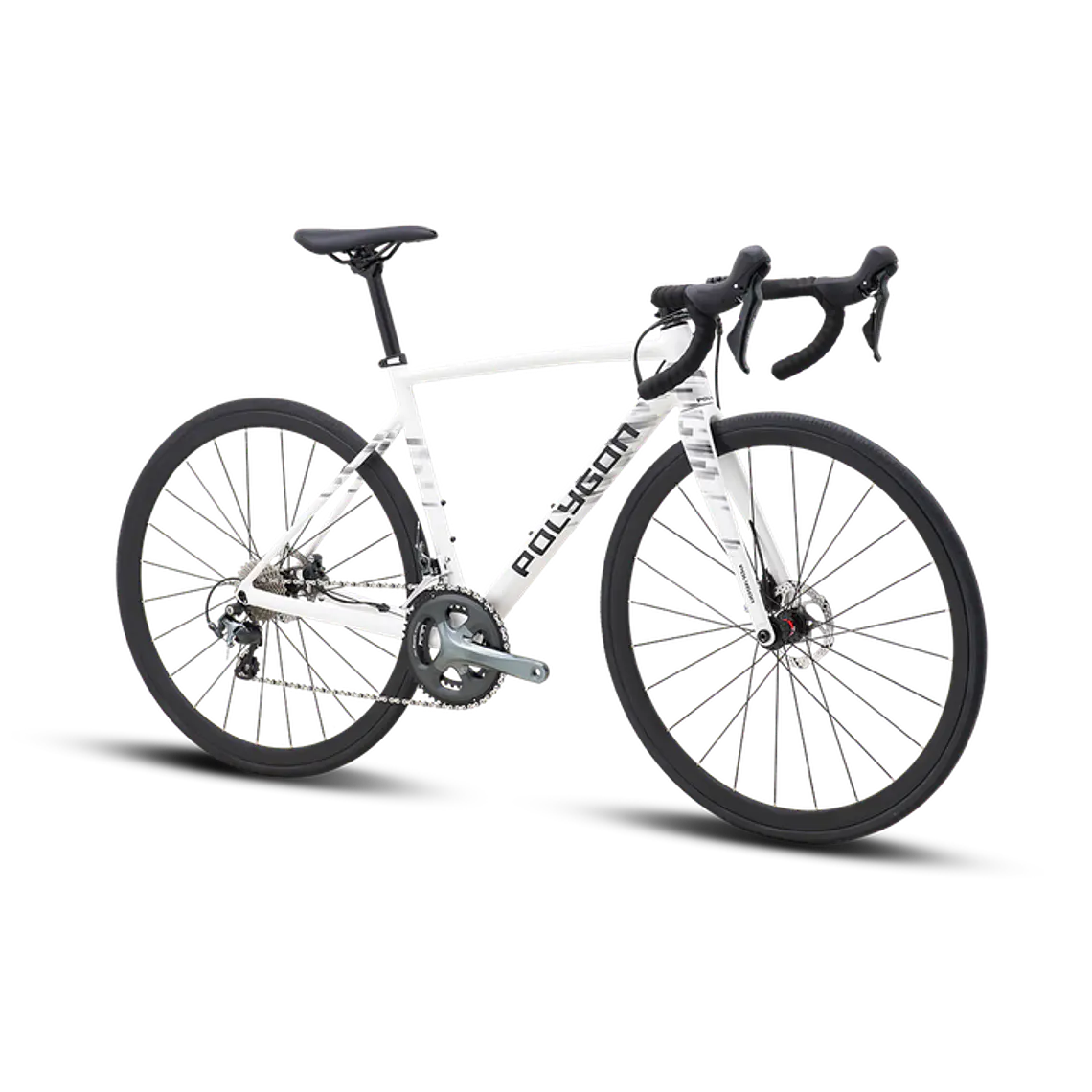 Bicicleta Ruta Polygon Strattos S4D White/Blk - Tiagra 10V 3