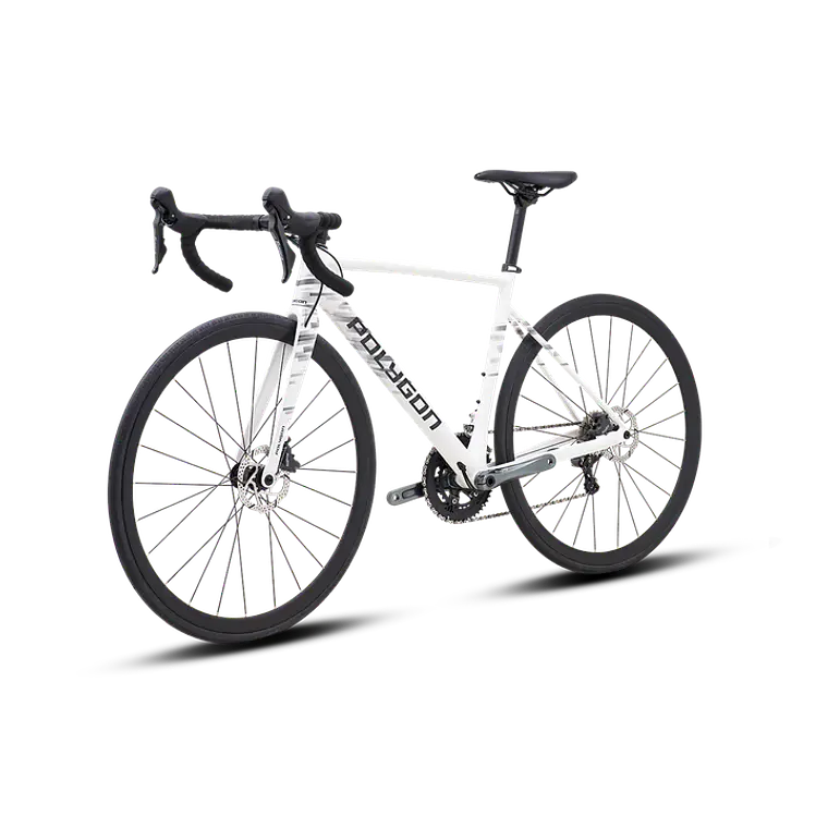 Bicicleta Ruta Polygon Strattos S4D White/Blk - Tiagra 10V 4