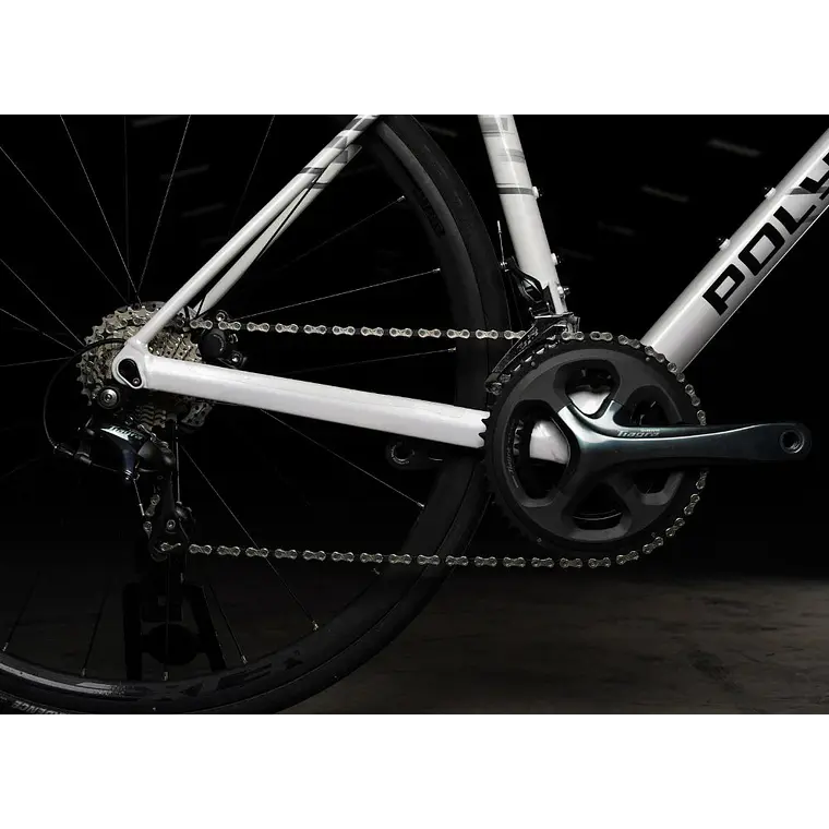Bicicleta Ruta Polygon Strattos S4D White/Blk - Tiagra 10V 5