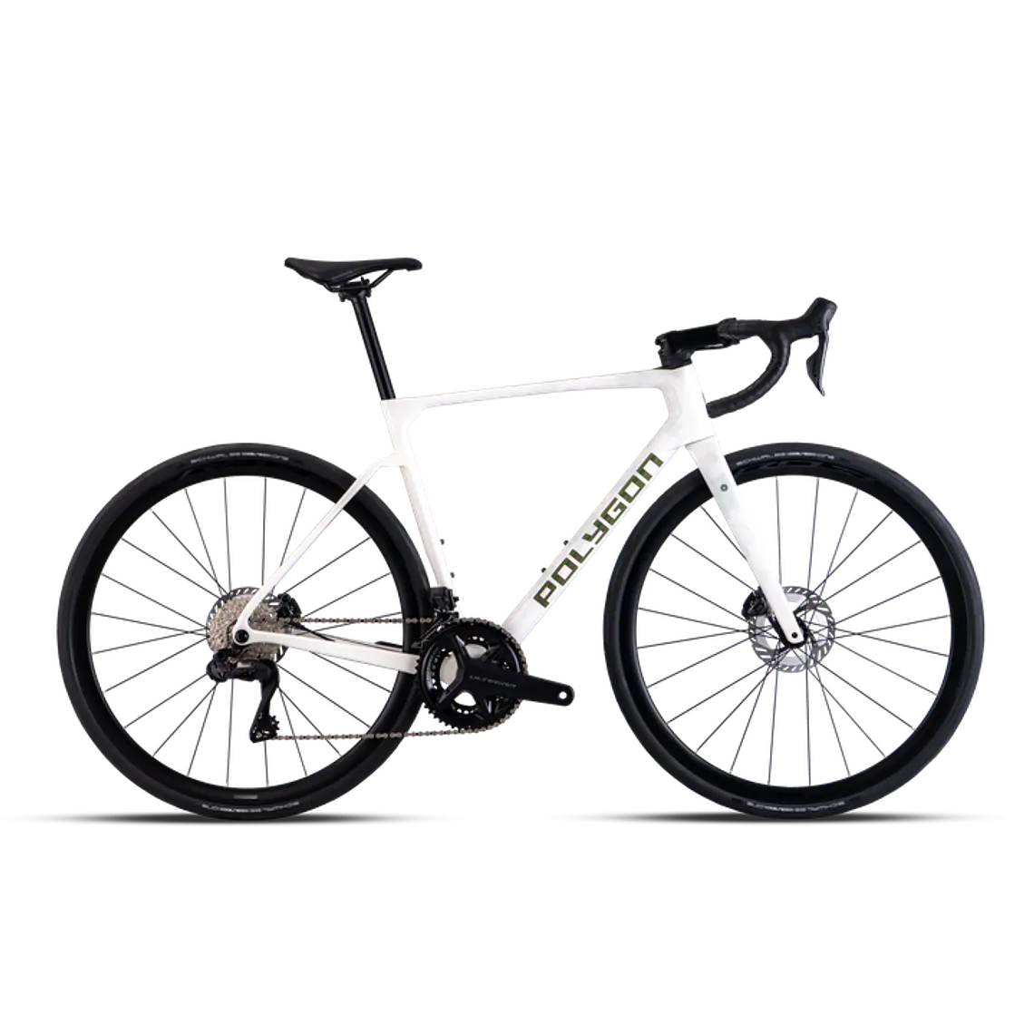 Bicicleta Polygon Strattos 8 Di2 White Gloss - Ultegra Di2 12V 1