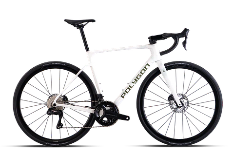 Bicicleta Polygon Strattos 8 Di2 White Gloss - Ultegra Di2 12V