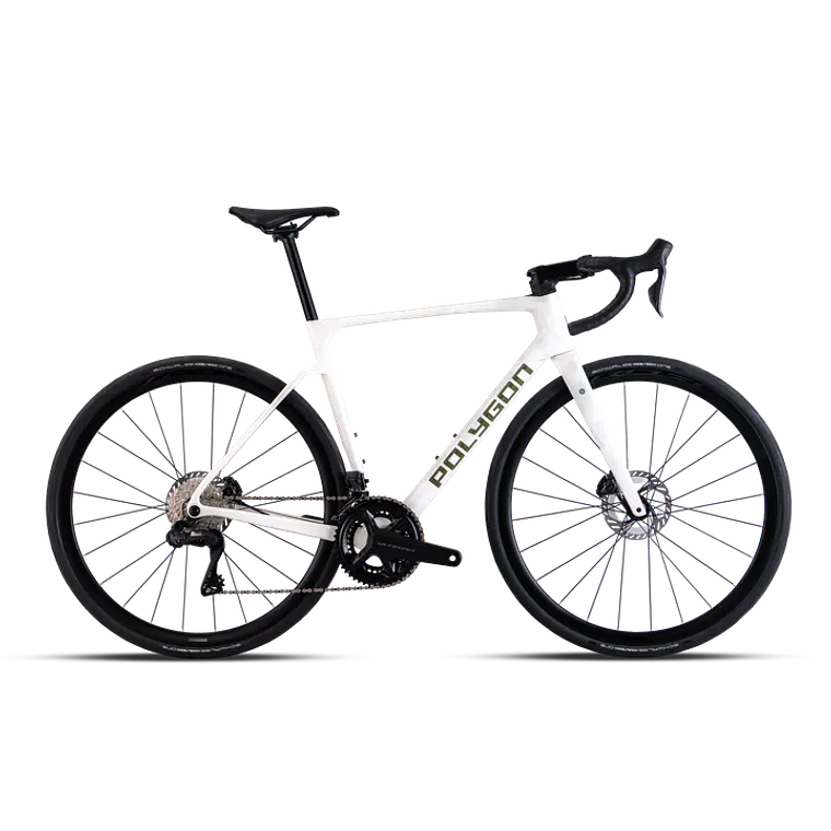 Bicicleta Polygon Strattos 8 Di2 White Gloss - Ultegra Di2 12V 1