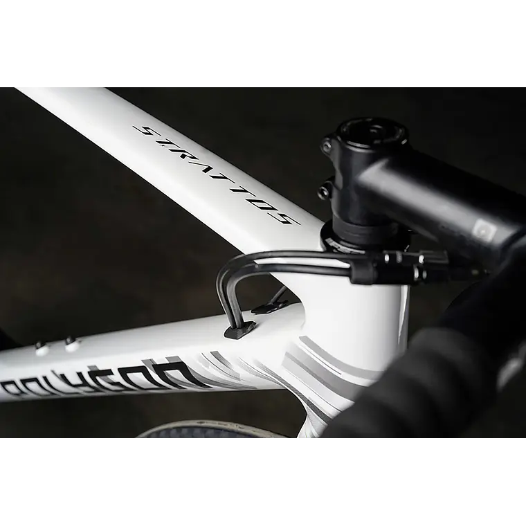 Bicicleta Ruta Polygon Strattos S4D White/Blk - Tiagra 10V 9