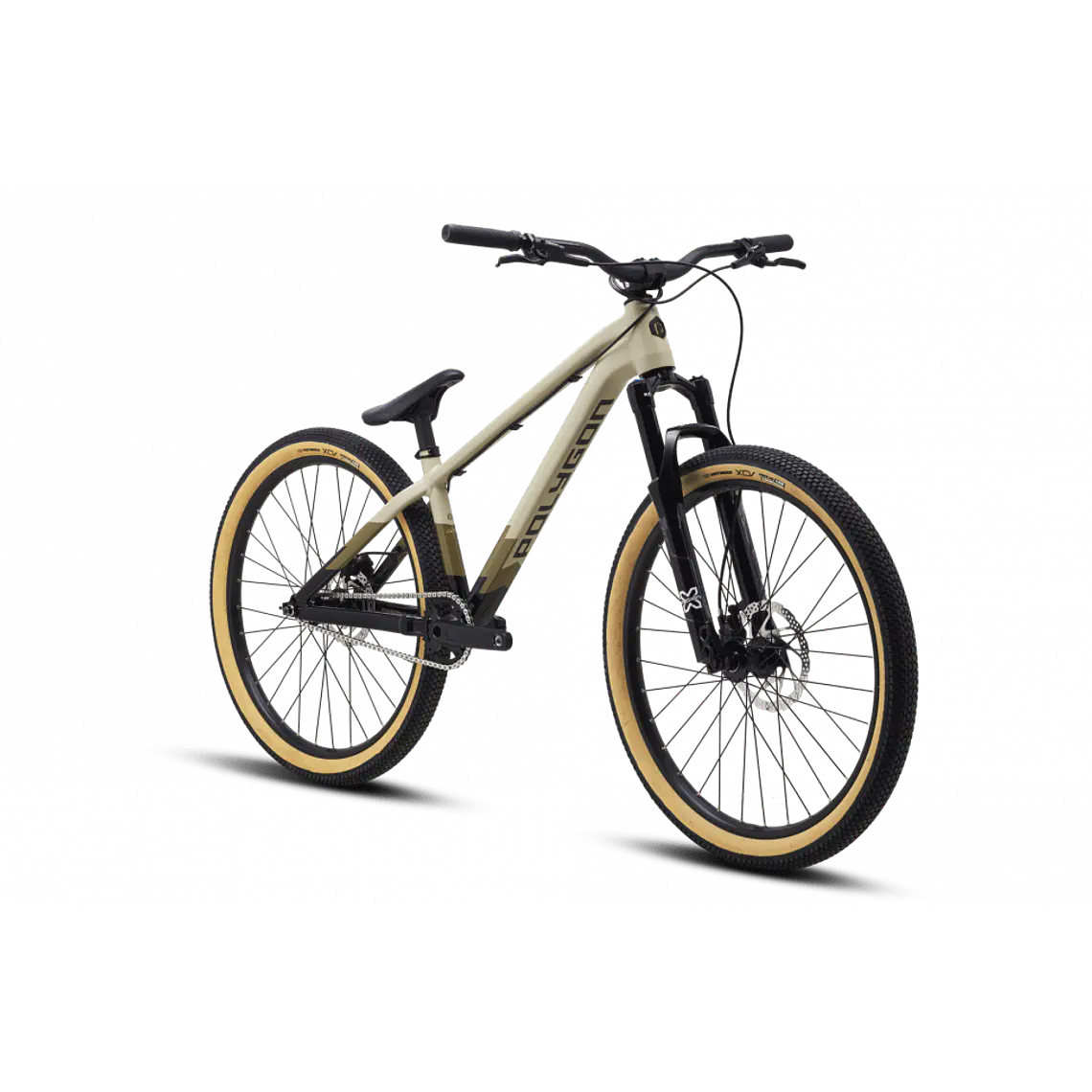Bicicleta Dirt Polygon Trid Blk/Cream 3