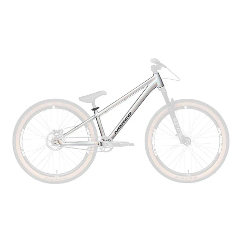 Cuadro Bicicleta Rampage 2 Dirt Aro 26" Plata/Negro Norco