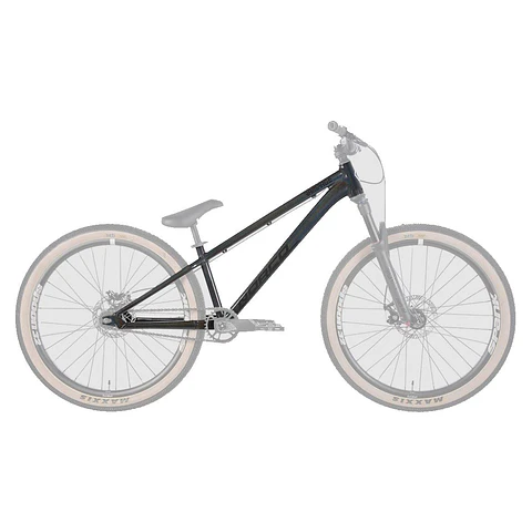 Cuadro Bicicleta Rampage 2 Dirt Aro 26" Negro/Plata Norco