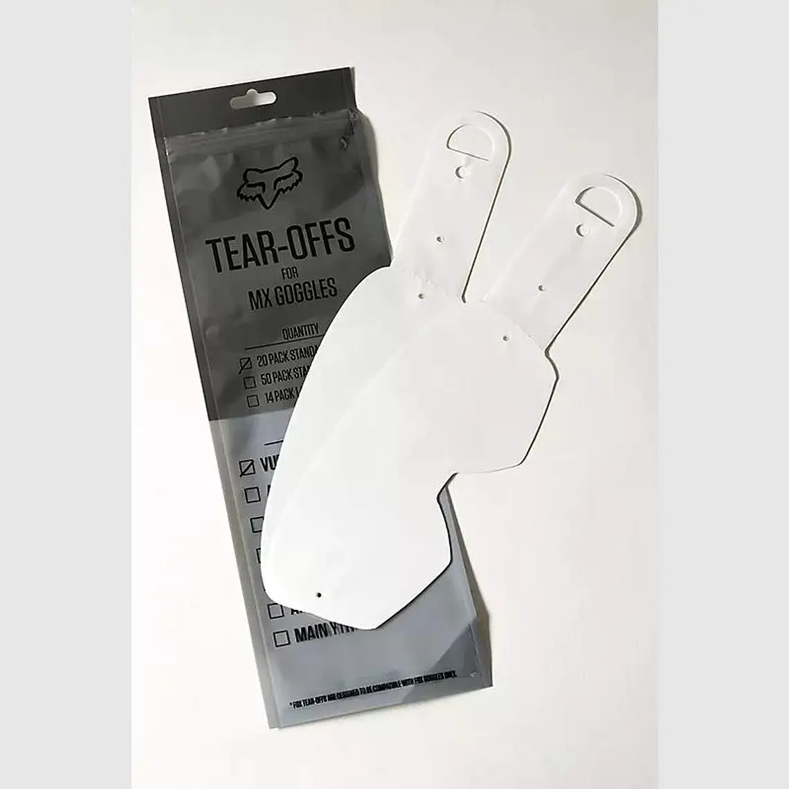 Repuesto Antiparra Tearoffs Airspace y Main Mx20 - Pack De 20 2