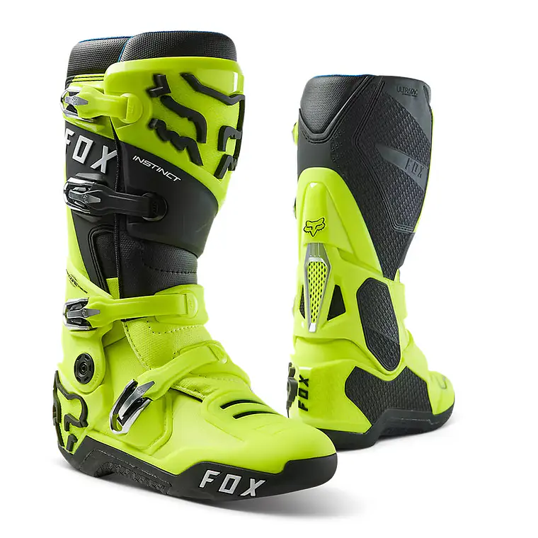 Botas Moto Instinct Amarillo Fox 1