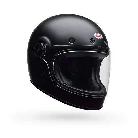 Casco Moto Calle Bullitt GT Solid Negro Mate Bell