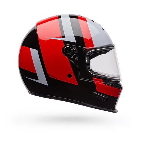 Casco Moto Calle Eliminator Sidetrack Rojo/Negro Bell