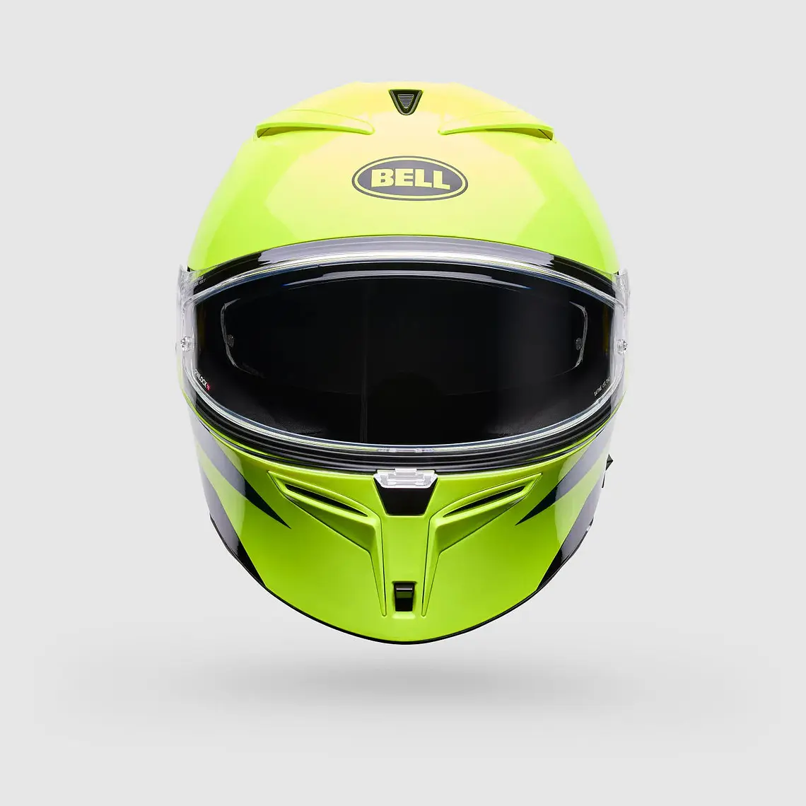Casco Moto Calle Lithium Flip Amarillo Bell 2