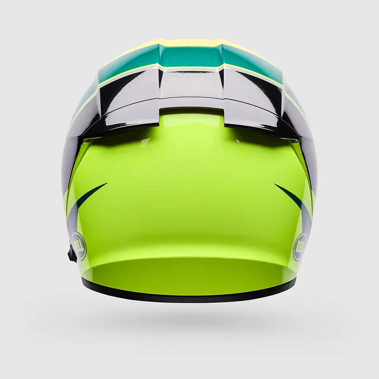 Casco Moto Calle Lithium Flip Amarillo Bell 3