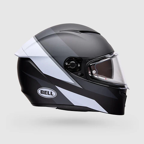 Casco Moto Calle Lithium Flip Negro/Blanco Bell
