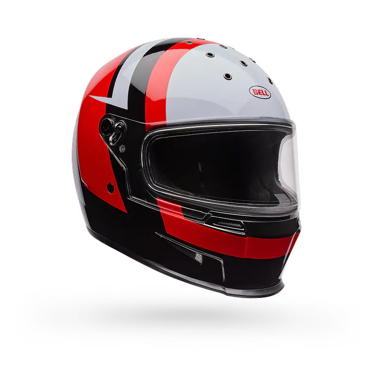 Casco Moto Calle Eliminator Sidetrack Rojo/Negro Bell 2