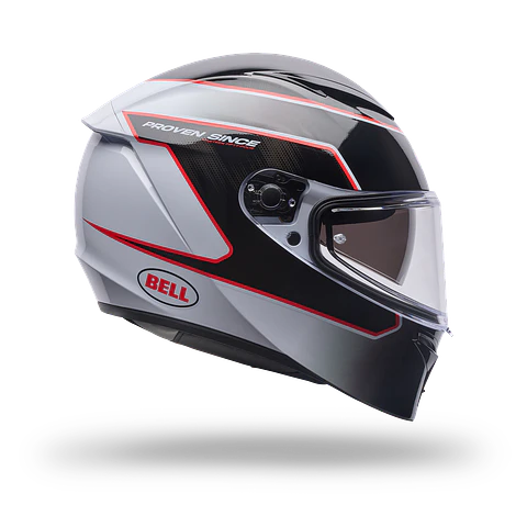 Casco Moto Calle Lithium Mips Flux Blanco/Negro Bell