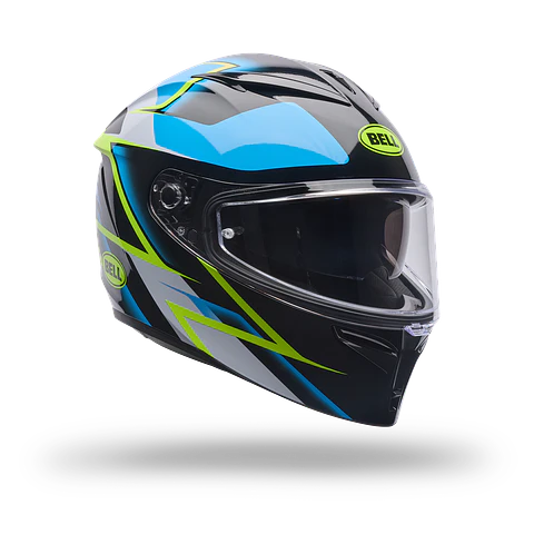 Casco Moto Calle Lithium Mips Kinetic Azul Vapor Bell