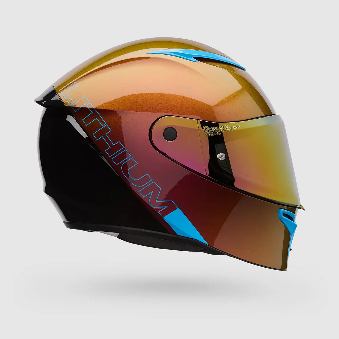 Casco Moto Calle Lithium Mips Plus Delta Amarillo/Naranjo Bell 1