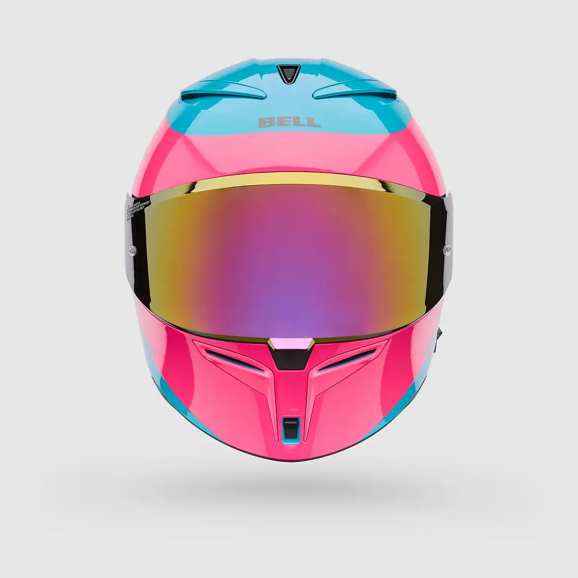 Casco Moto Calle Lithium Mips Plus Fluid Azul/Rosado Bell 2