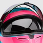 Casco Moto Calle Lithium Mips Plus Fluid Azul/Rosado Bell - Miniatura 4