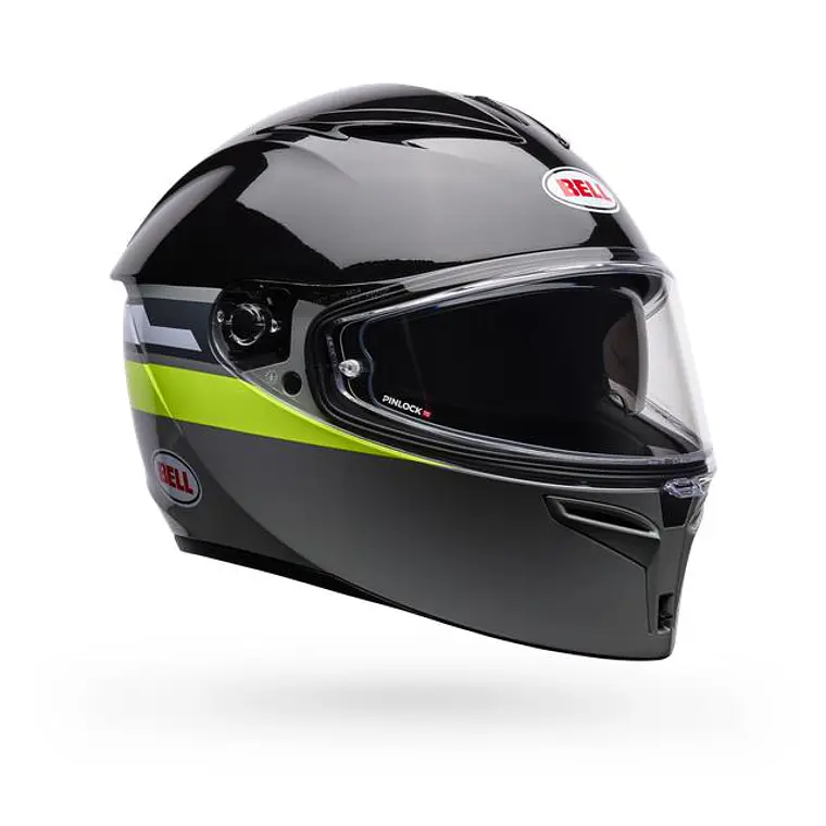 Casco Moto Calle Lithium Motion Gris Certificado QR Bell 1