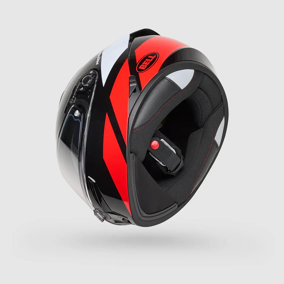 Casco Moto Calle Lithium Mips Tech Rojo/Negro Bell 4