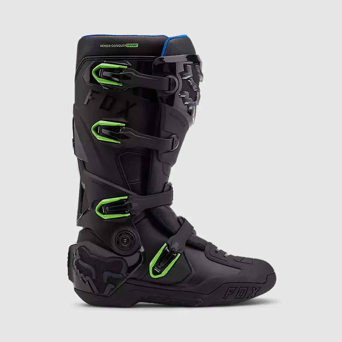 Botas Moto Instinct Edición Limitada 50 Años Negro/Verde Fox 2