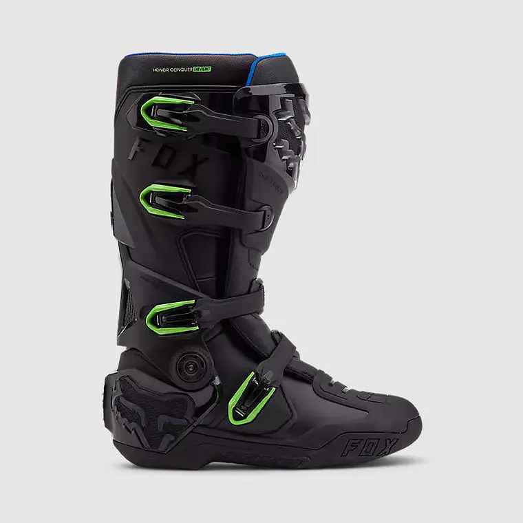 Botas Moto Instinct Edición Limitada 50 Años Negro/Verde Fox 2