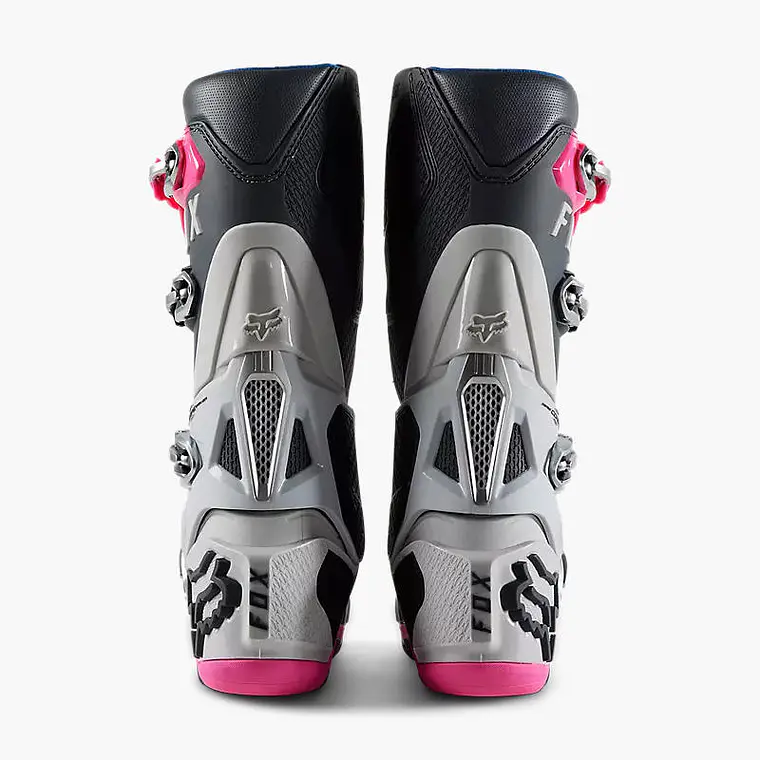 Botas Moto Instinct Gris/Rosado Fox 4