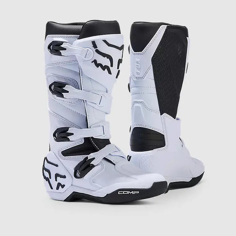 Botas Moto Niño Comp Blanco Fox 1