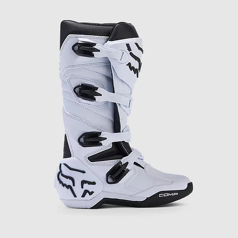 Botas Moto Niño Comp Blanco Fox