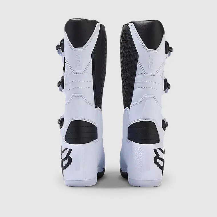 Botas Moto Niño Comp Blanco Fox 4
