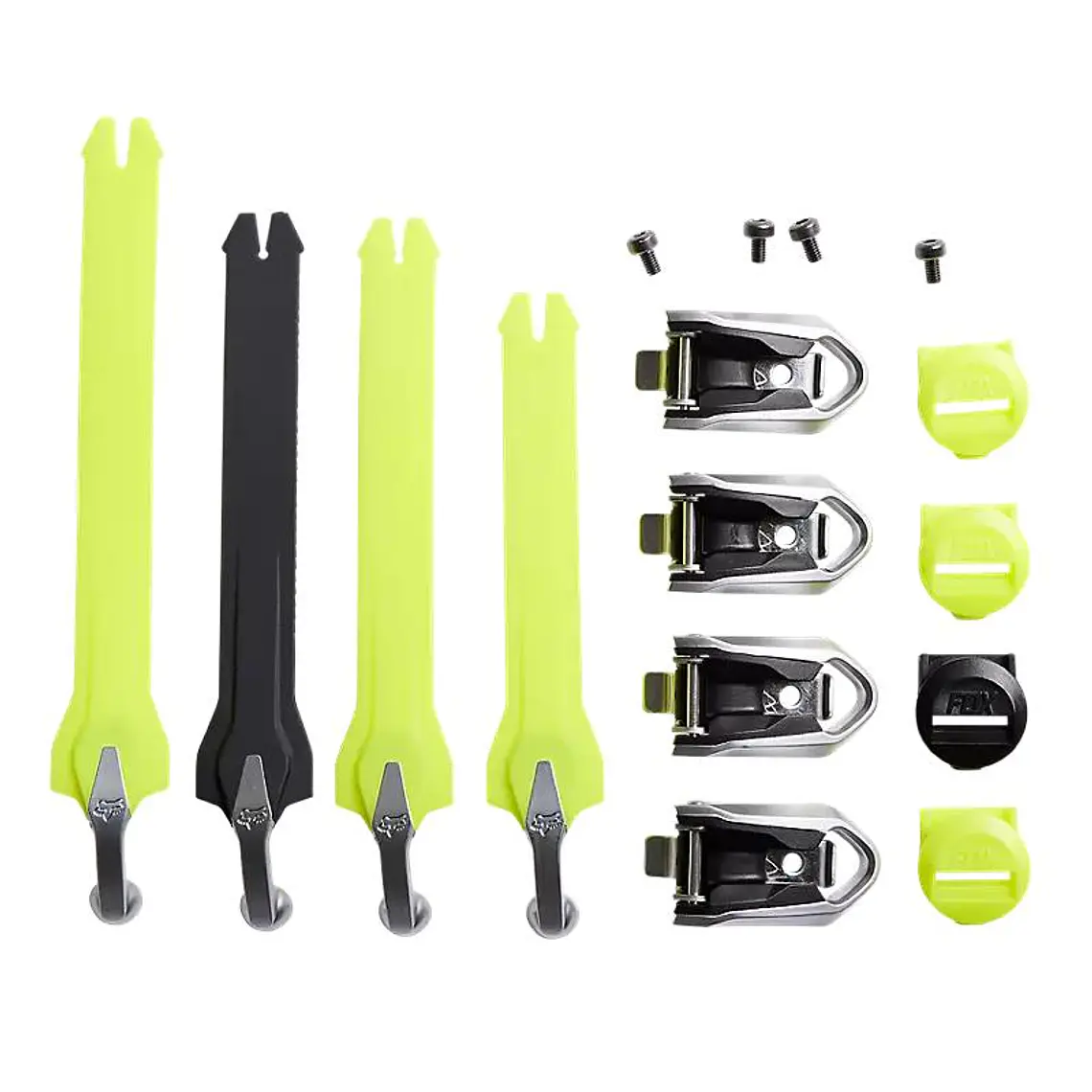 Repuesto Bota Moto Instinct Strap Kit 22 Amarillo Fluor Fox 1