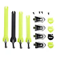 Repuesto Bota Moto Instinct Strap Kit 22 Amarillo Fluor Fox - Miniatura 2