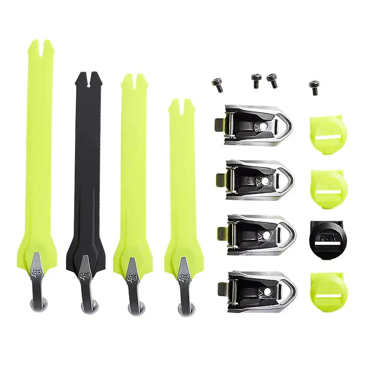 Repuesto Bota Moto Instinct Strap Kit 22 Amarillo Fluor Fox 3