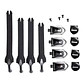 Repuesto Bota Moto Instinct Strap Kit 22 Negro Fox - Miniatura 1
