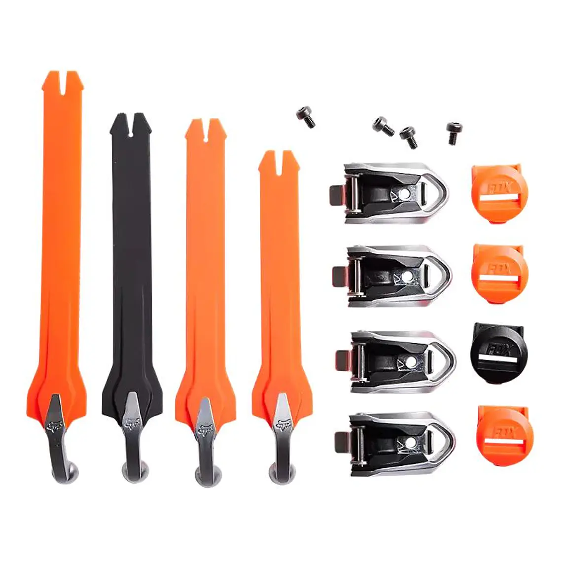 Repuesto Bota Moto Instinct Strap Kit 22 Naranjo Fluor Fox 2
