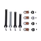Repuesto Bota Moto Instinct Strap Kit 22 Negro/Gris/Cafe Fox - Miniatura 2