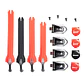 Repuesto Bota Moto Instinct Strap Kit 22 Rojo Fluor Fox - Miniatura 1