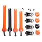 Repuesto Bota Moto Instinct Strap Kit 22 Naranjo Fluor Fox - Miniatura 3