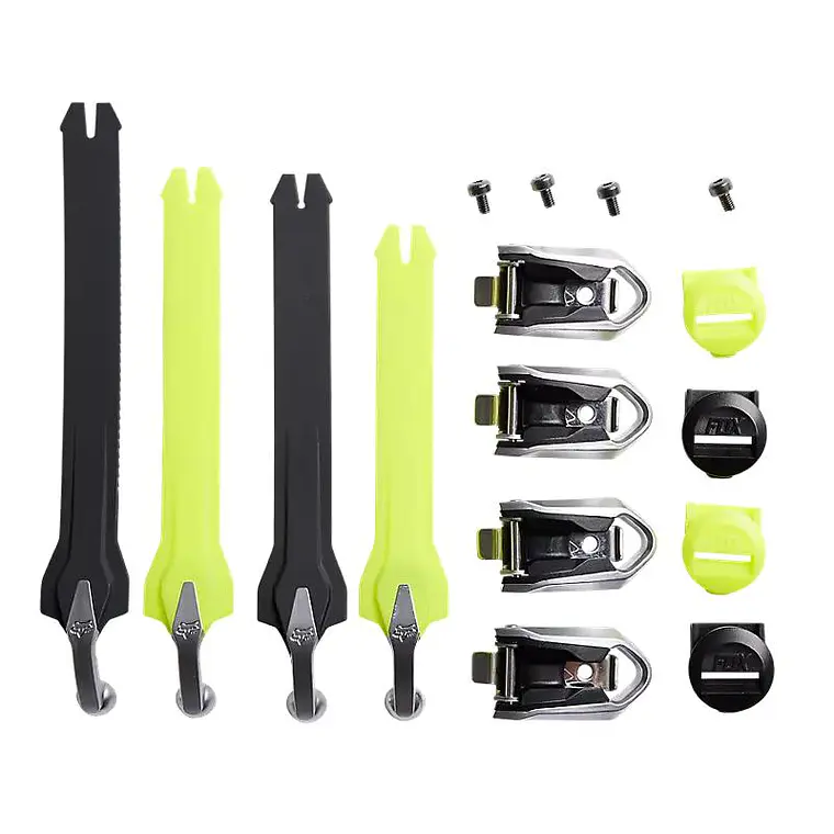 Repuesto Bota Moto Motion Strap Kit Amarillo Fluor Fox 1