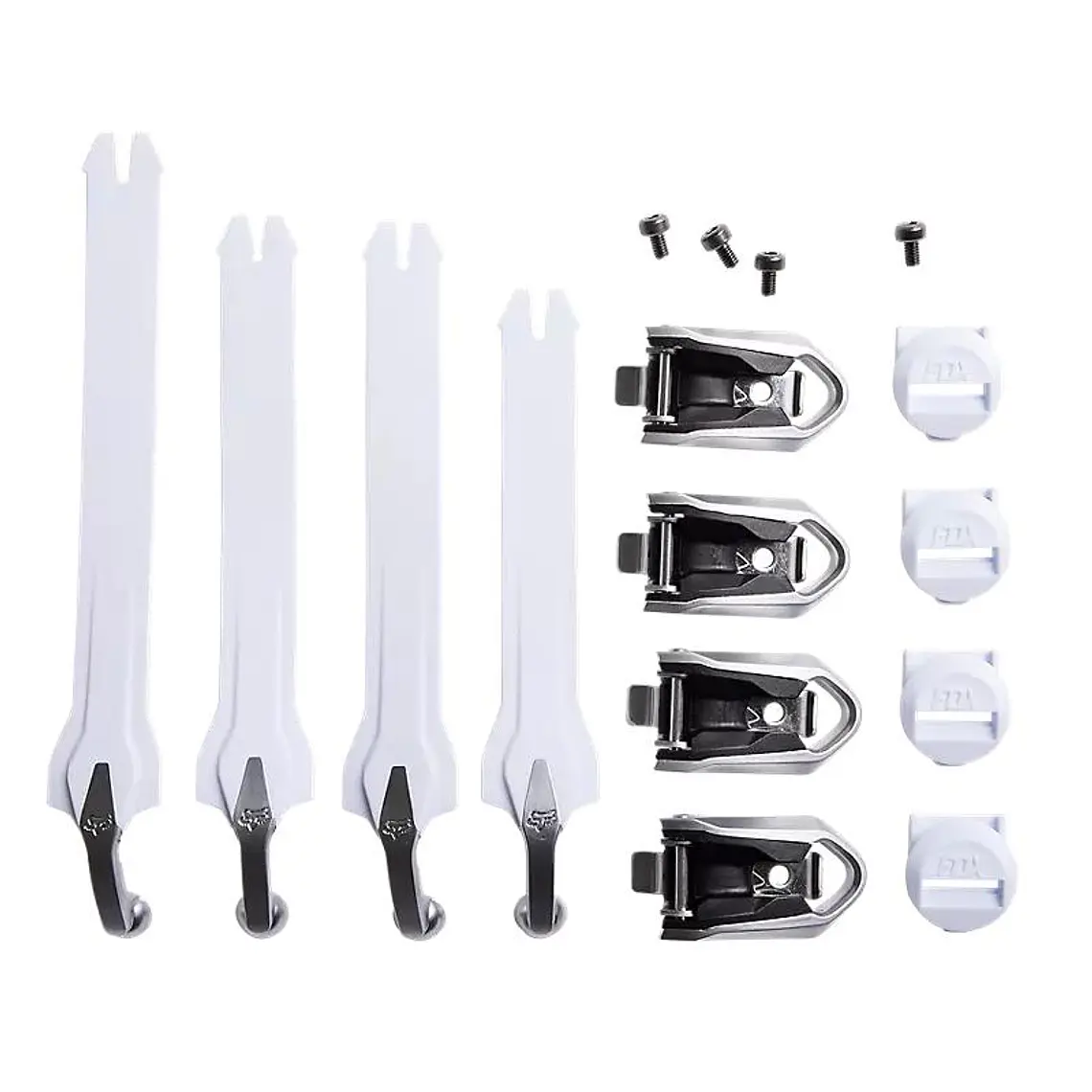 Repuesto Bota Moto Motion Strap Kit Blanco Fox 1
