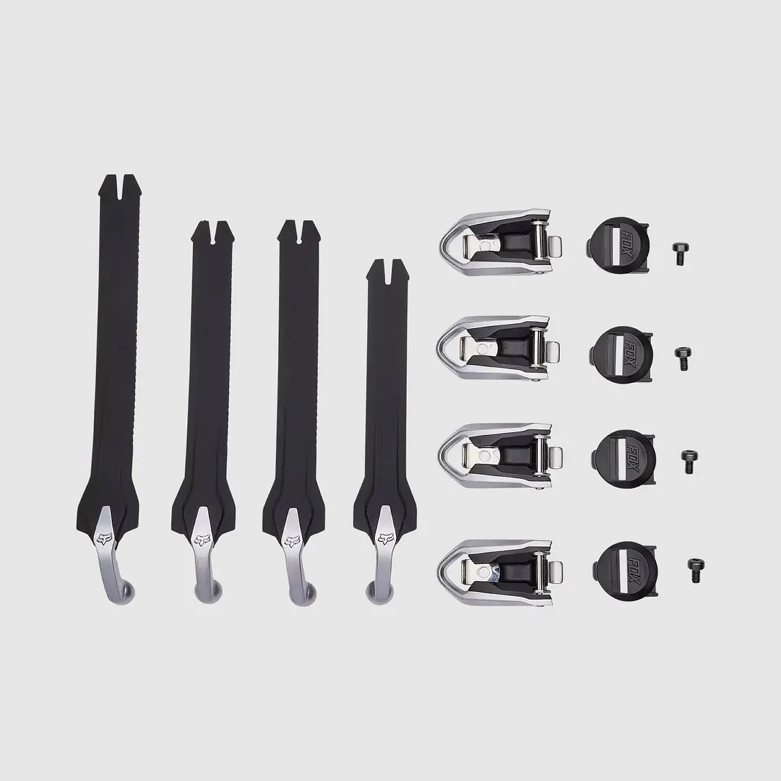 Repuesto Bota Moto Motion Strap Kit Negro Fox 1