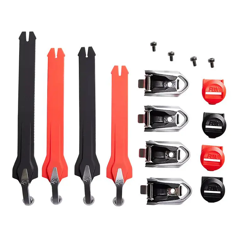 Repuesto Bota Moto Motion Strap Kit Rojo Fluor Fox 3