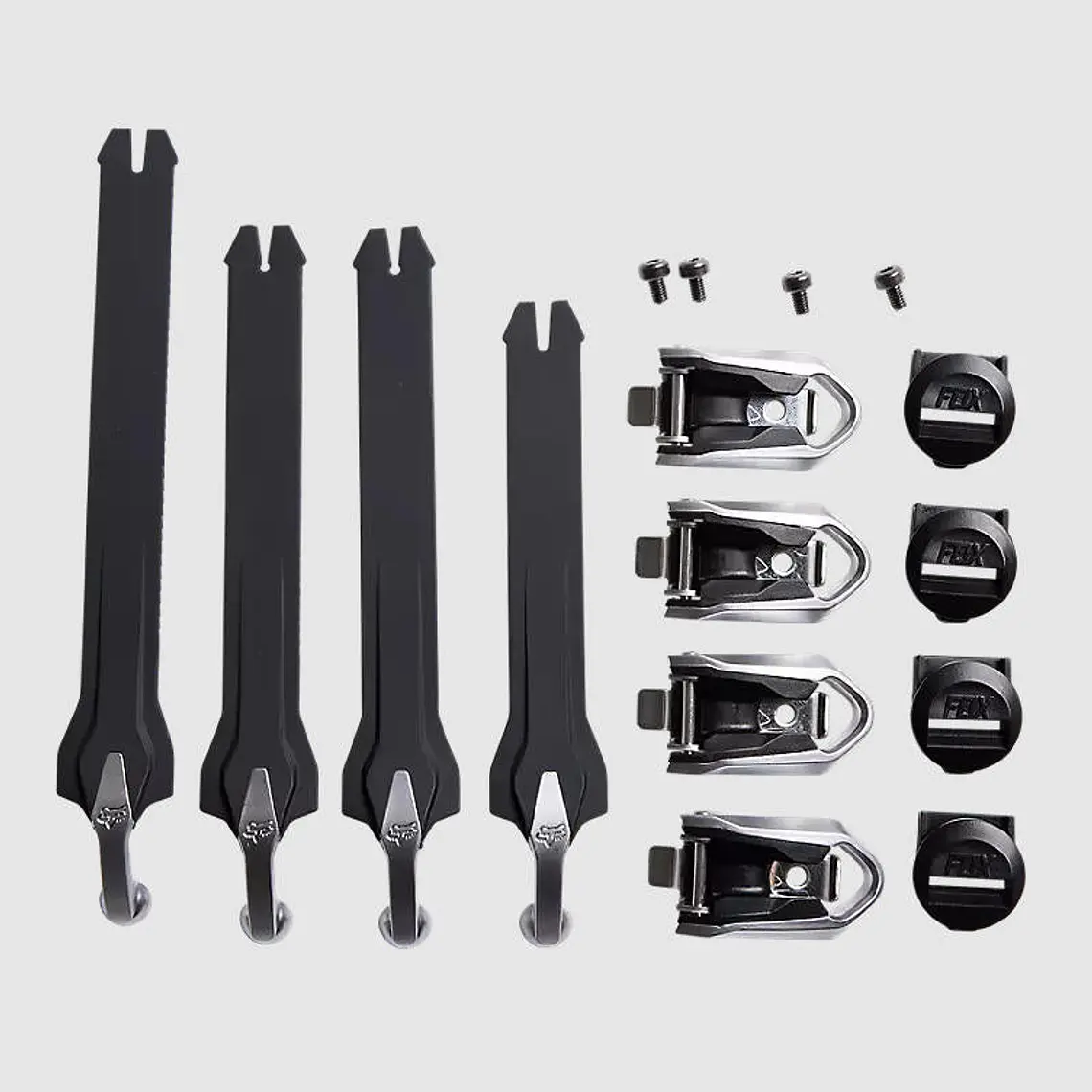 Repuesto Bota Moto Motion Strap Kit Negro/Gris Fox 3