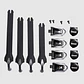 Repuesto Bota Moto Motion Strap Kit Negro/Gris Fox - Miniatura 3